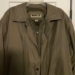 Vintage RFT Men’s Large Jacket, Grey